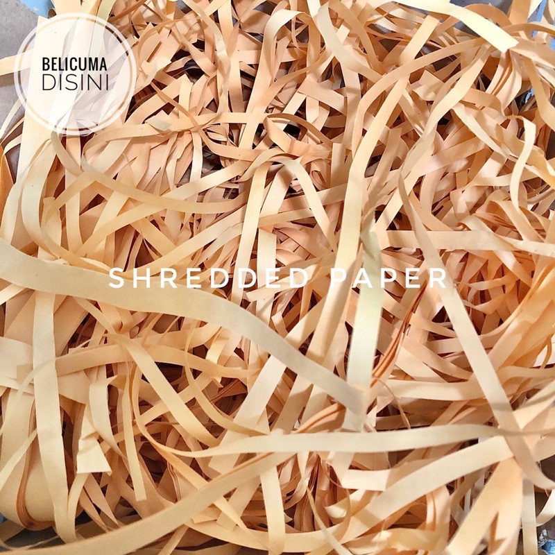 

( 250 GR) TERMURAH!! SHREDDED PAPER / KERTAS CACAH SERUT KAWUL / ISI GIFT BOX FILLER