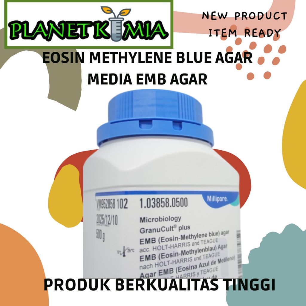 Eosin Methylene Blue Agar / Media EMB Agar Mikrobiologi 10 Gram