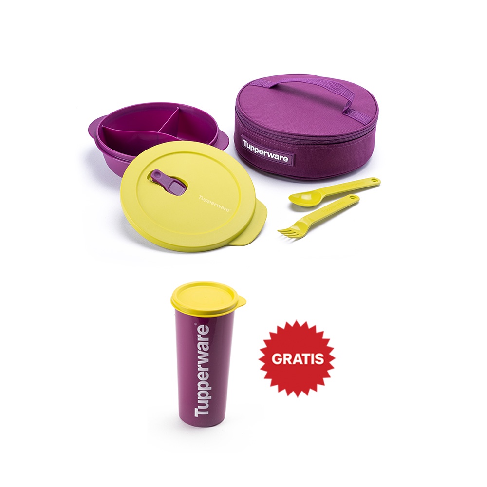 CWL LUNCH SET-PURPLE W/ GIFT