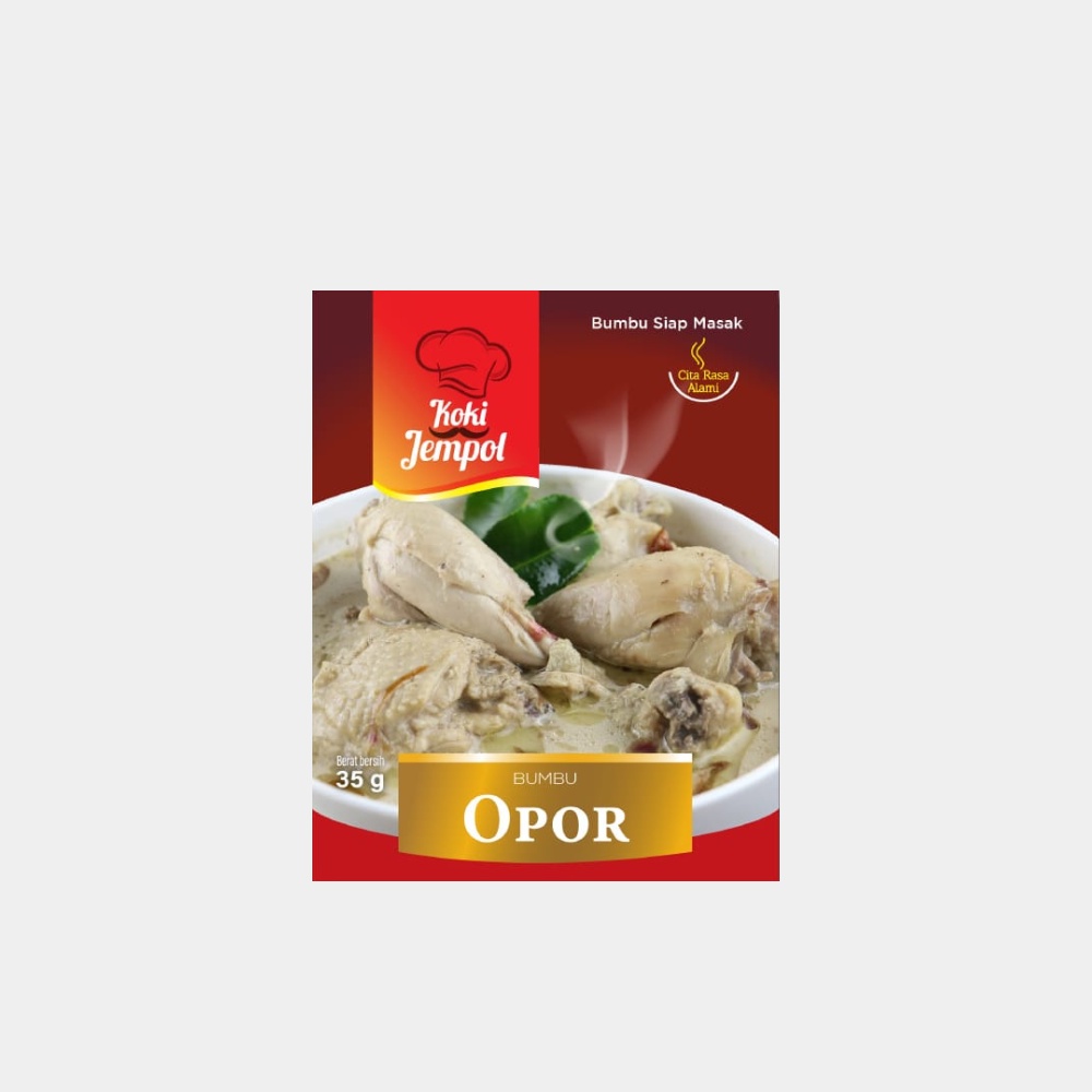 Opor Bumbu Masak 35gr / Bumbu Instan Opor / Bumbu Siap Masak Koki Jempol