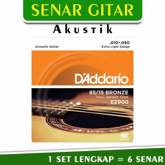 SALE Senar Gitar D'Addario Senar Gitar Akustik Daddario EZ890 EZ900 EZ910 - EZ890