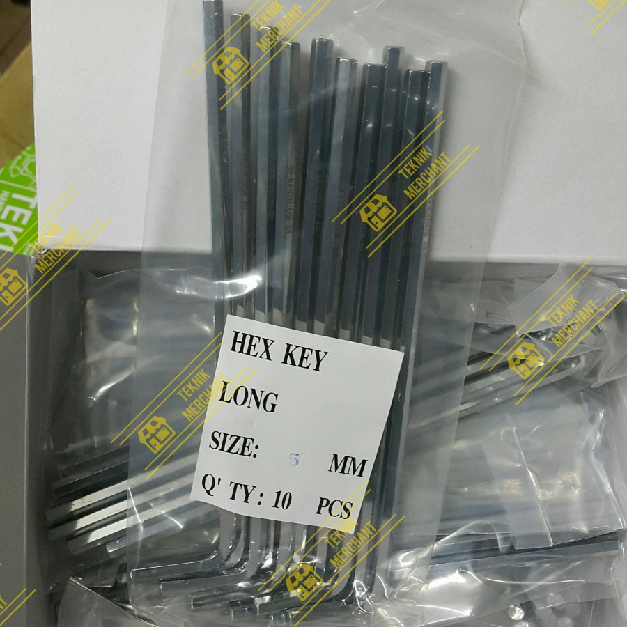 KUNCI L (PANJANG) 5 MM TEKIRO / HEX KEY LONG Kunci L panjang 5mm
