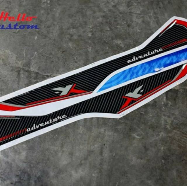 Stiker resin timbul sidepad atas Honda Adv 150 Premium