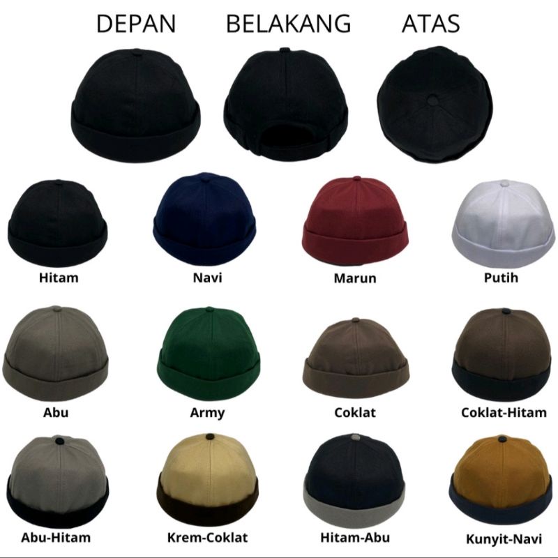 PECI MIKI HAT/ KOPIAH MUSLIM MURAH / TOPI PECI / PECI UAS / PECI GAUL