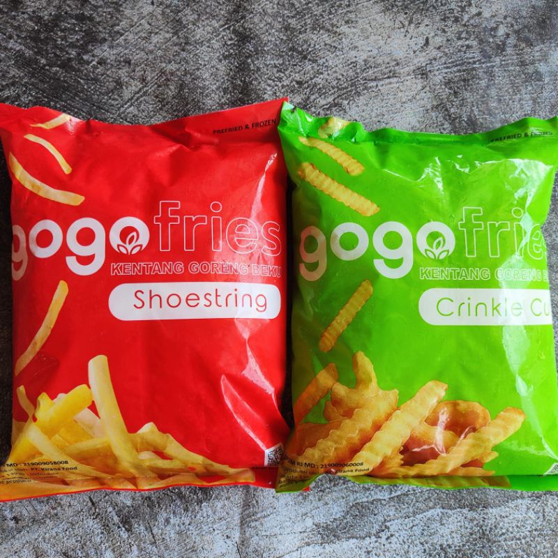 

GOGO KENTANG GORENG BEKU SHOESTTING | CRINCLE CUT 1KG