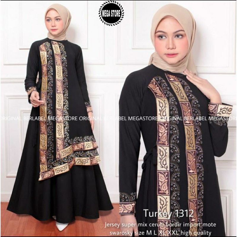 abaya turkey 1312 abaya turkey mewah elegan
