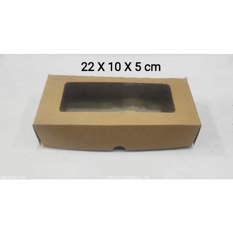 

Kraft Dus Brownies M / Dus donat isi 3 / 22X10X5 cm