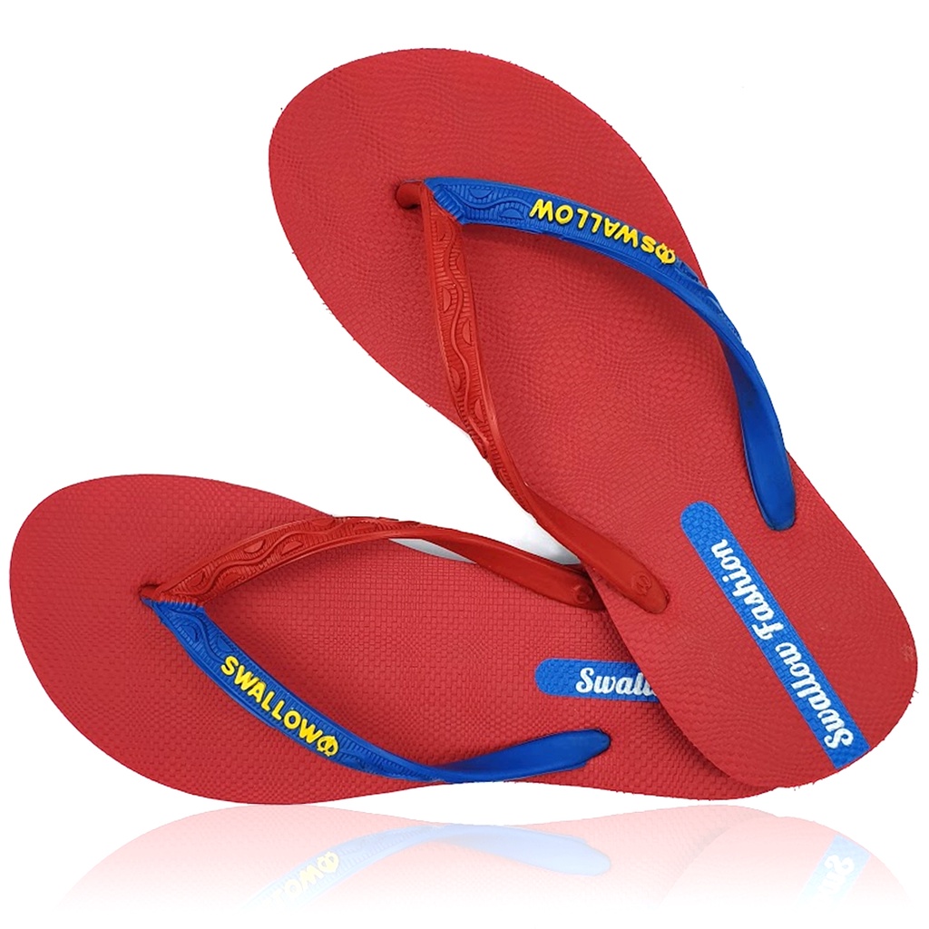 Sandal Wanita Jepit Swallow Fashion Female [Red] - Sandal Wanita Casual Jepit Swallow Merah pashion 