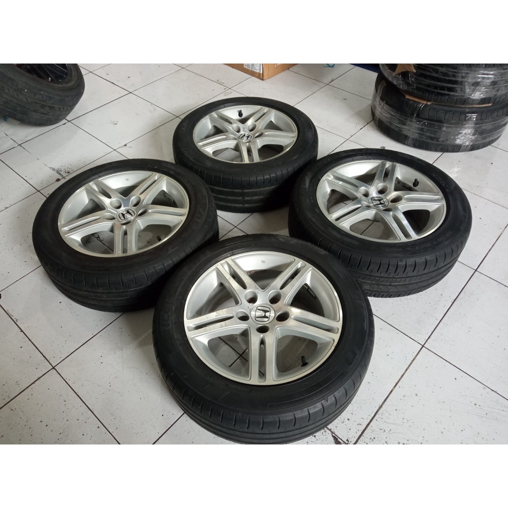 Velg Mobil bekas Ring 16 Standar Civic Lubang 5 Ban 205 55 R16