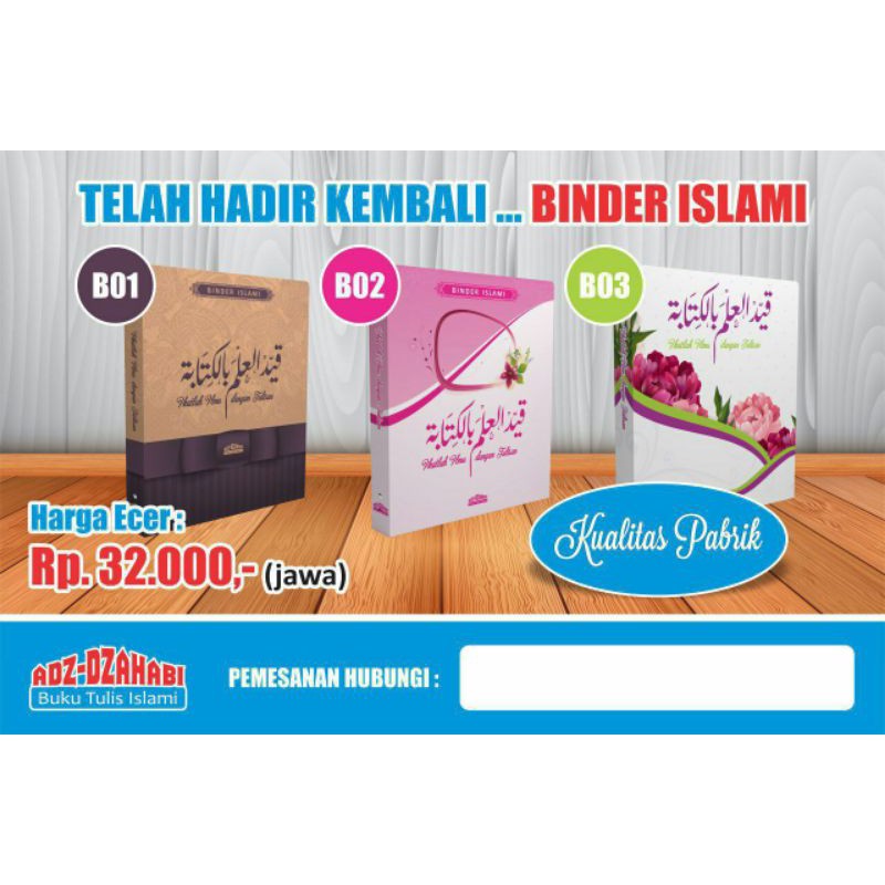 

Binder Islami ADZ-DZAHABI Produk Best Seller