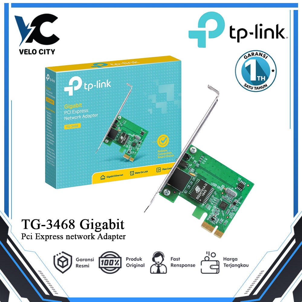 LAN Card TP-Link TG-3468 Gigabit PCI Express Network Adapter Original