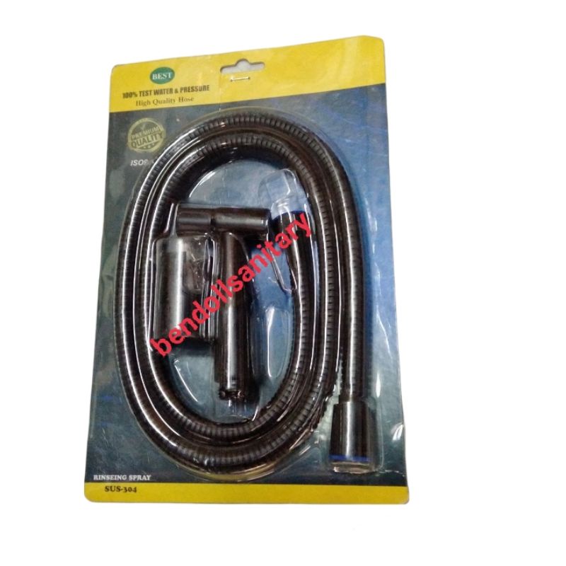 Promo Jet Shower Stainless Black carlo/black mate