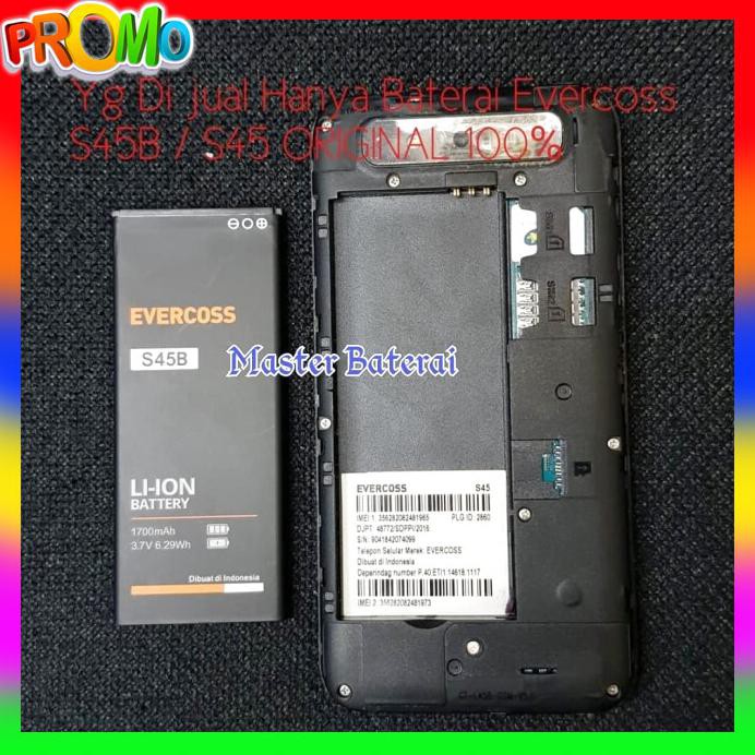 Acc Hp Baterai Evercoss Xtream 2 S45B Batrai Cross S45B S45 Xtream2 Original