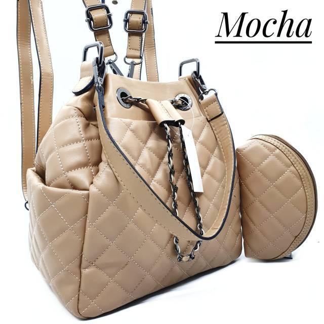 Tas ransel chanel 3 in 1  serut termurah