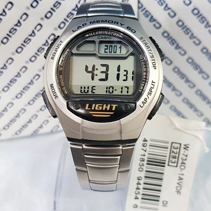 CASIO W 734D W-734D ORIGINAL GARANSI RESMI