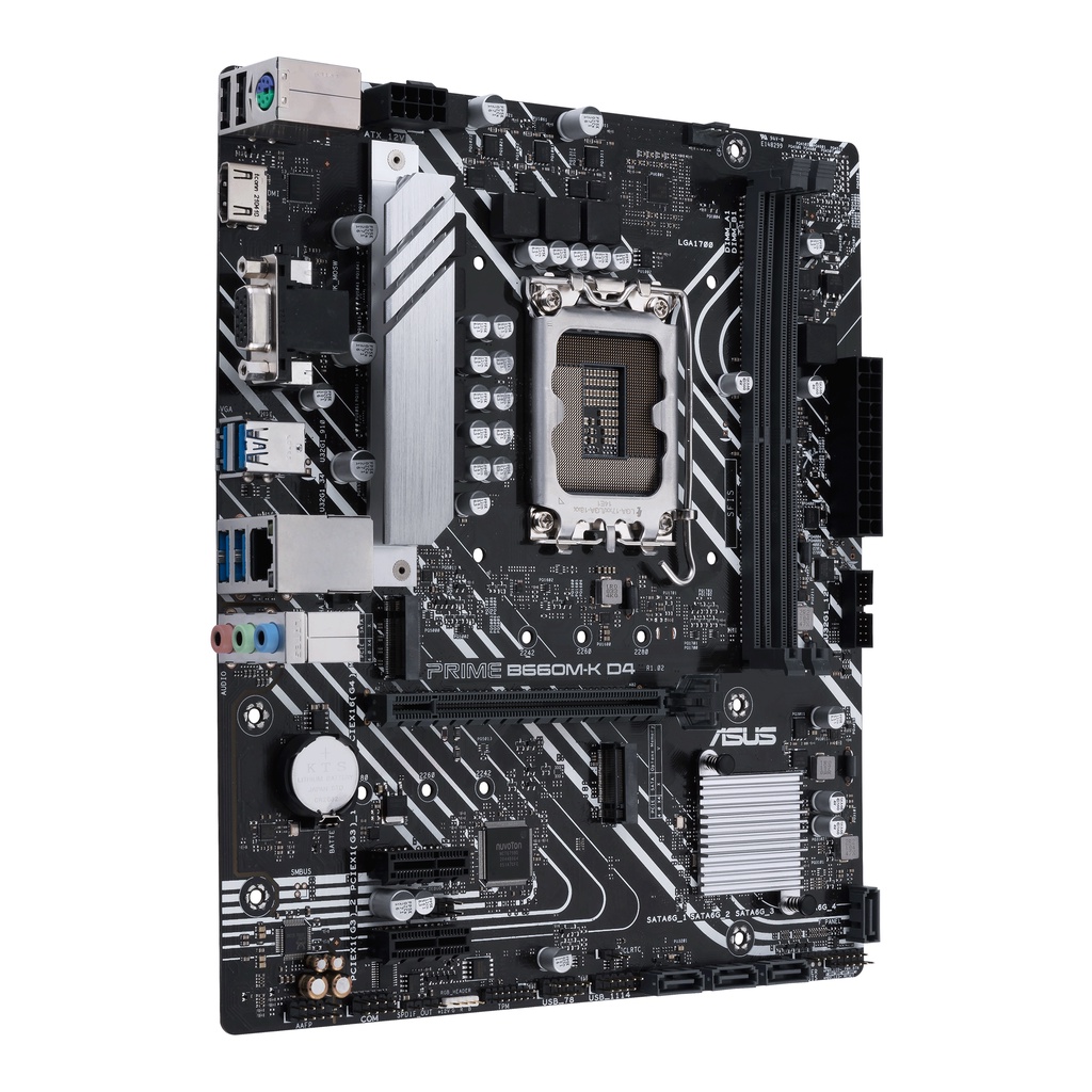 ASUS MOTHERBOARD PRIME B660M-K D4 Intel B660 LGA 1700 DDR4