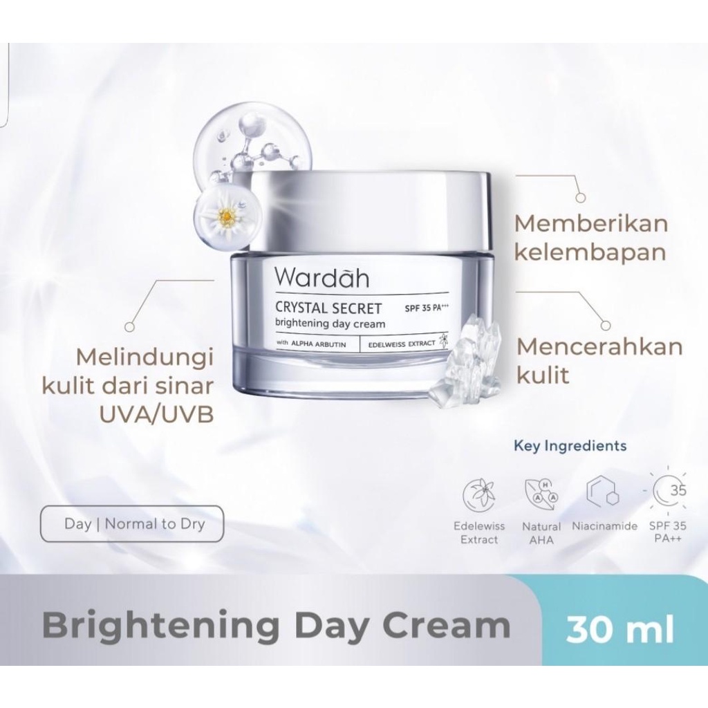 Wardah Crystal Secret Brightening Day Cream