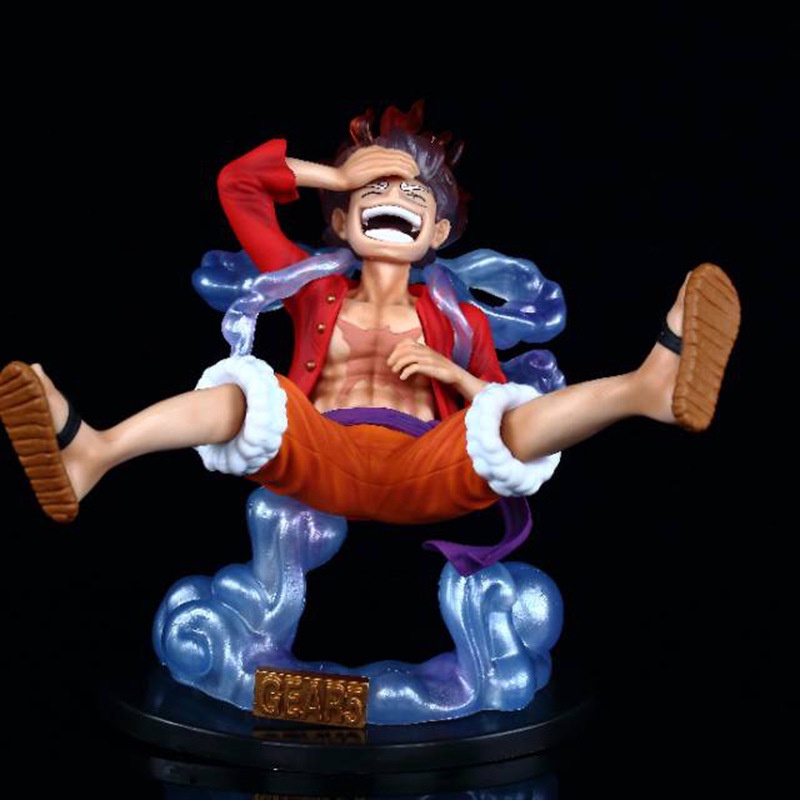 Mainan Action Figure Model Anime One Piece Luffy Gear 5 Sun God Nika 17cm Bahan PVC Untuk Koleksi