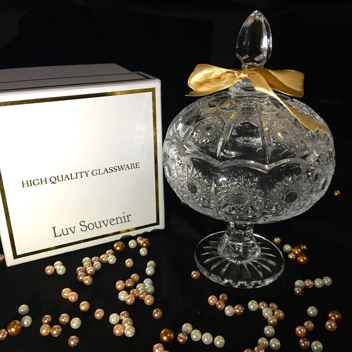 Toples kristal toples permen kaca