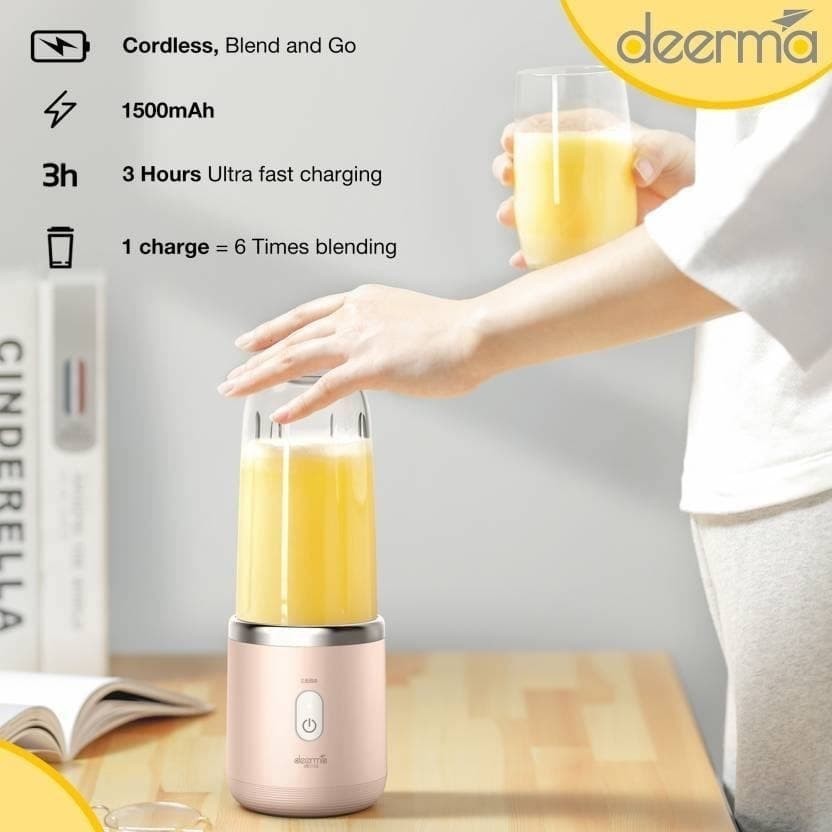 Deerma DEM NU05 Blender Portable Electric 400ml Juicer Mixer