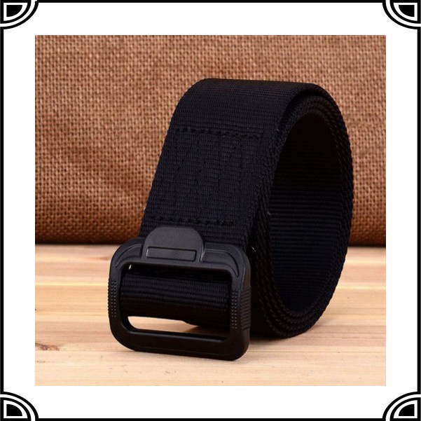 Ikat pinggang Pria Anti Xray - Belt Tactical - Sabuk Kanvas Plastik