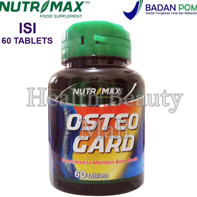 ❤BISA COD❤【BISA COD】 Nutrimax Osteo Gard 60 Tabs - Vitamin D Kalsium Tulang OsteoGard