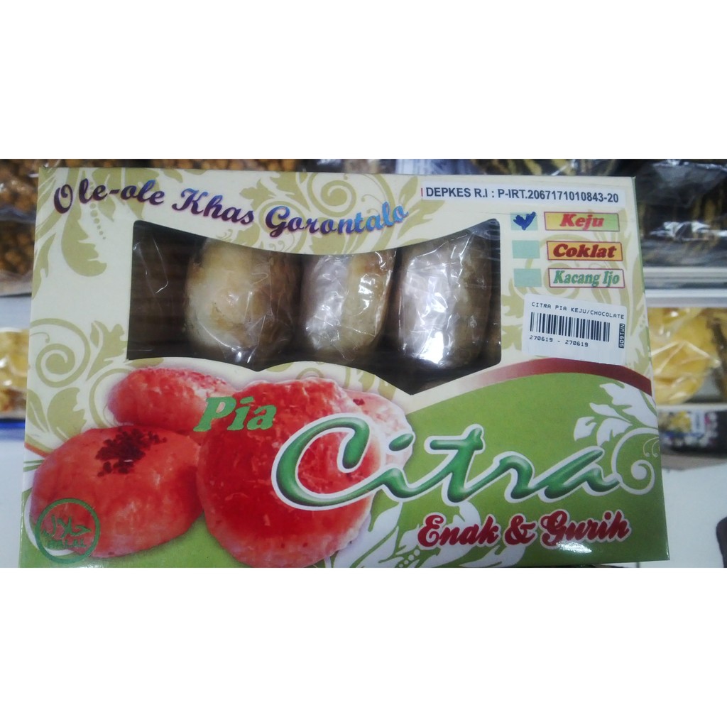 Citra Pia Dos / Kotak 600 gr - Ole-Ole / Jajanan / Cemilan / Kue Khas Manado / Gorontalo