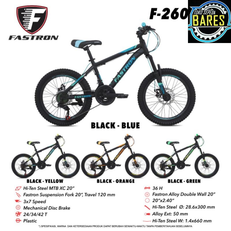 Sepeda Gunung / MTB 20 Fastron F-260 DK