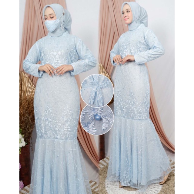 FASHION MUSLIM || GAMIS DUYUNG MUTIARA