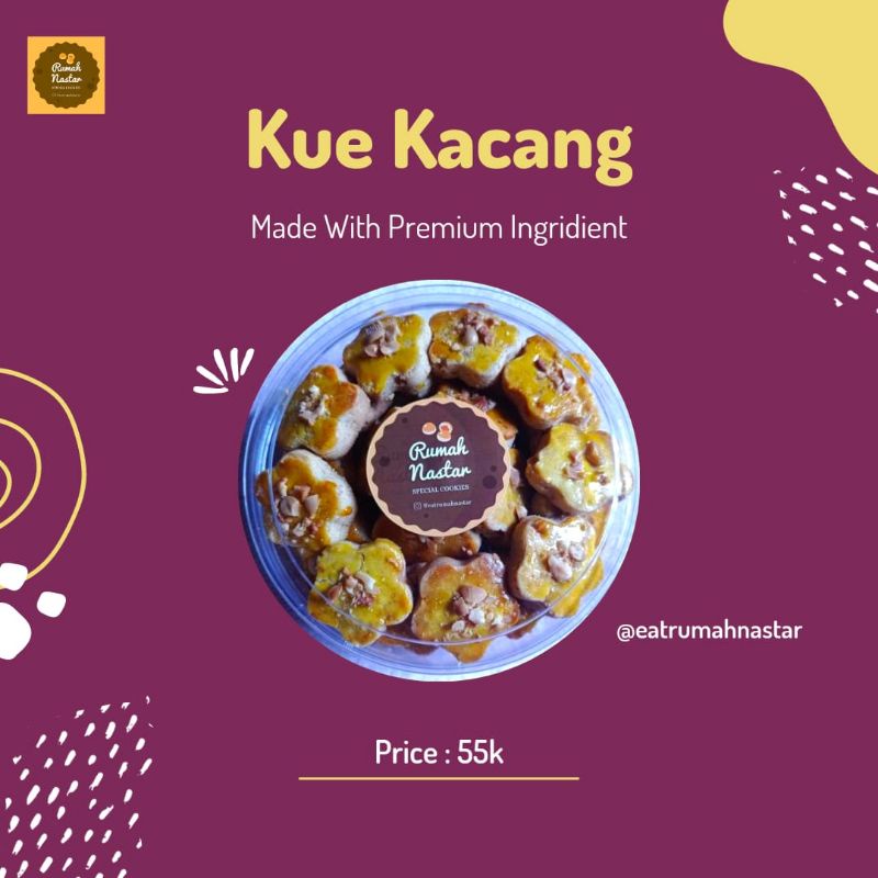 

Kue Kering Kue Kacang 500gr - Kue Kering Home Made - Nastar HomeMade