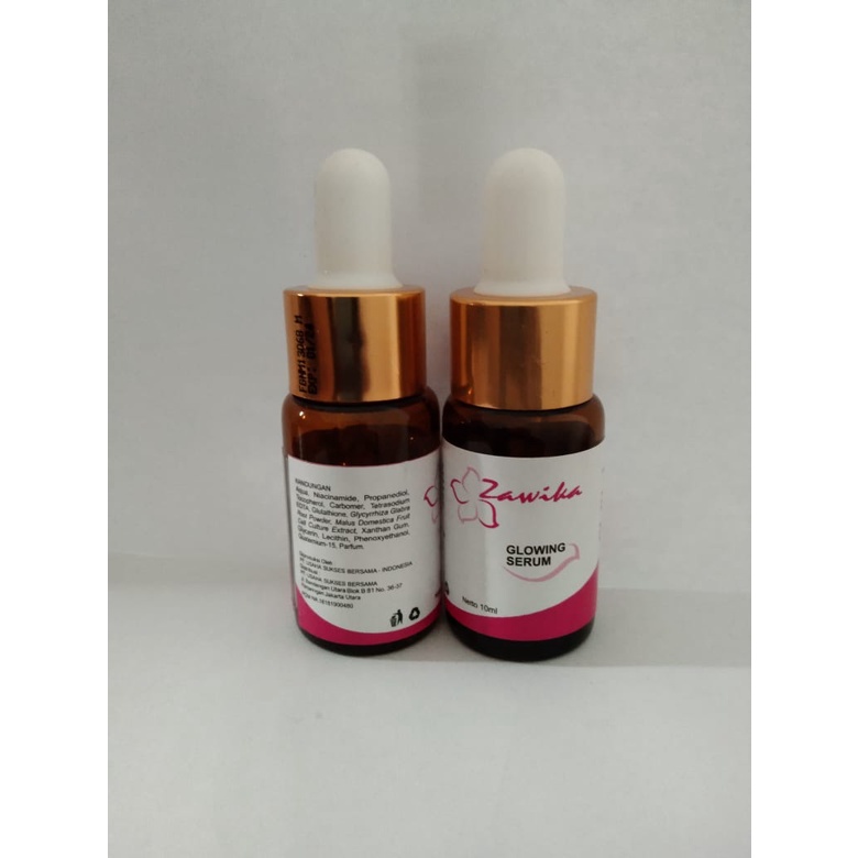 ZAWIKA SERUM GLOWING PREMIUM BOTOL PIPET 10ML