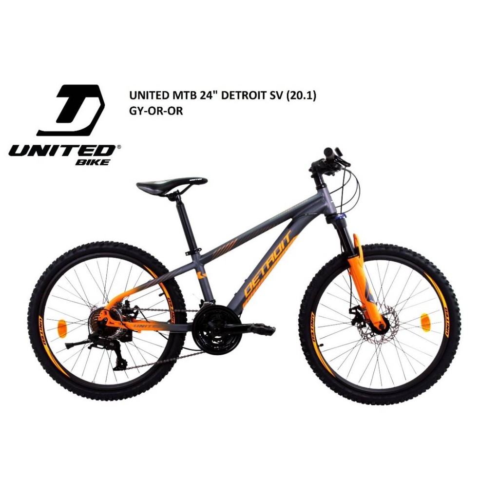 Sepeda MTB 24" United Detroit SV ver 2021