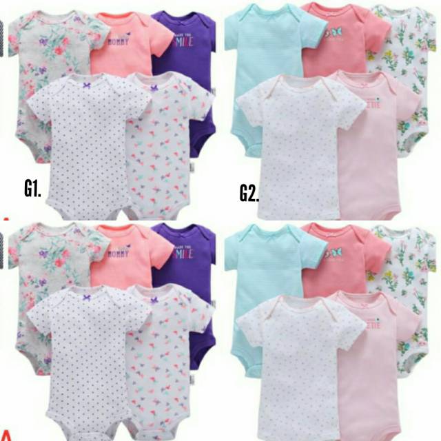 Jumper Bayi 5in1/ jumper bayi/ Set jumper/ baju bayi import