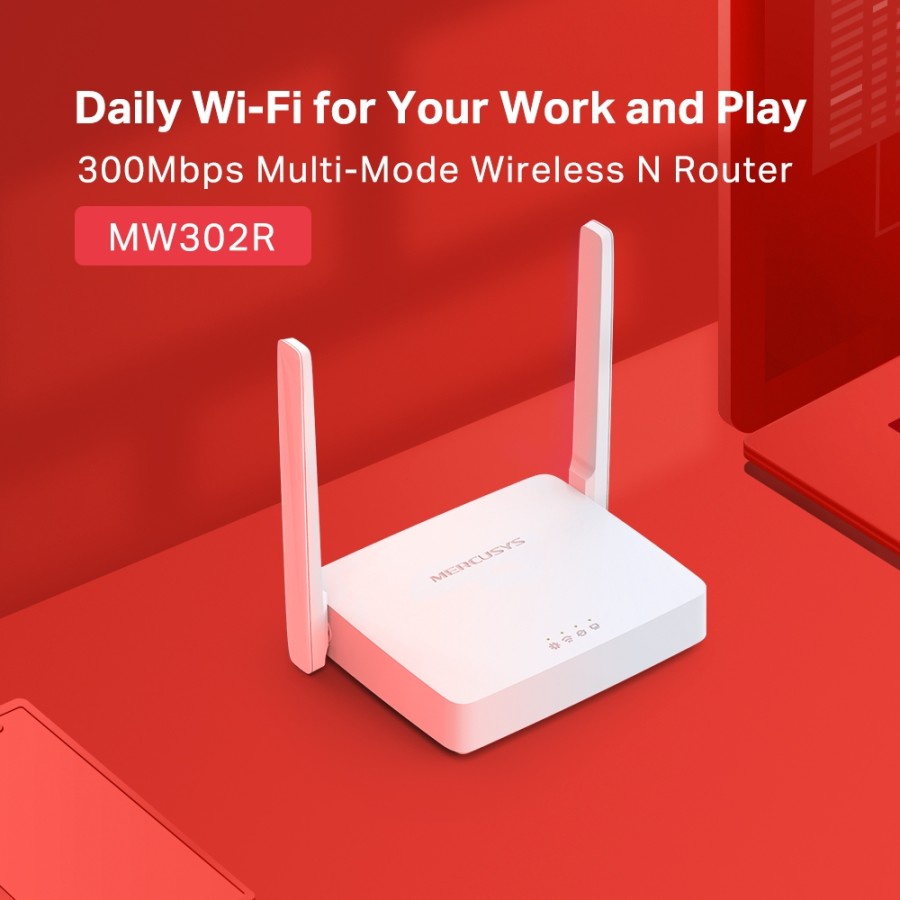 Router Wireless MERCUSYS MW302R 300Mbps Multi-Mode - Mercusys MW302 R