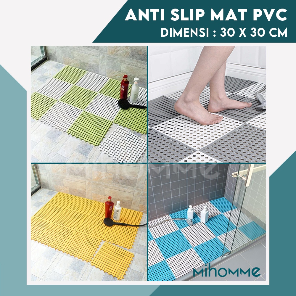 Karpet Keset Kamar Mandi Anti Slip / Licin Bathroom Dapur PVC Non Slip