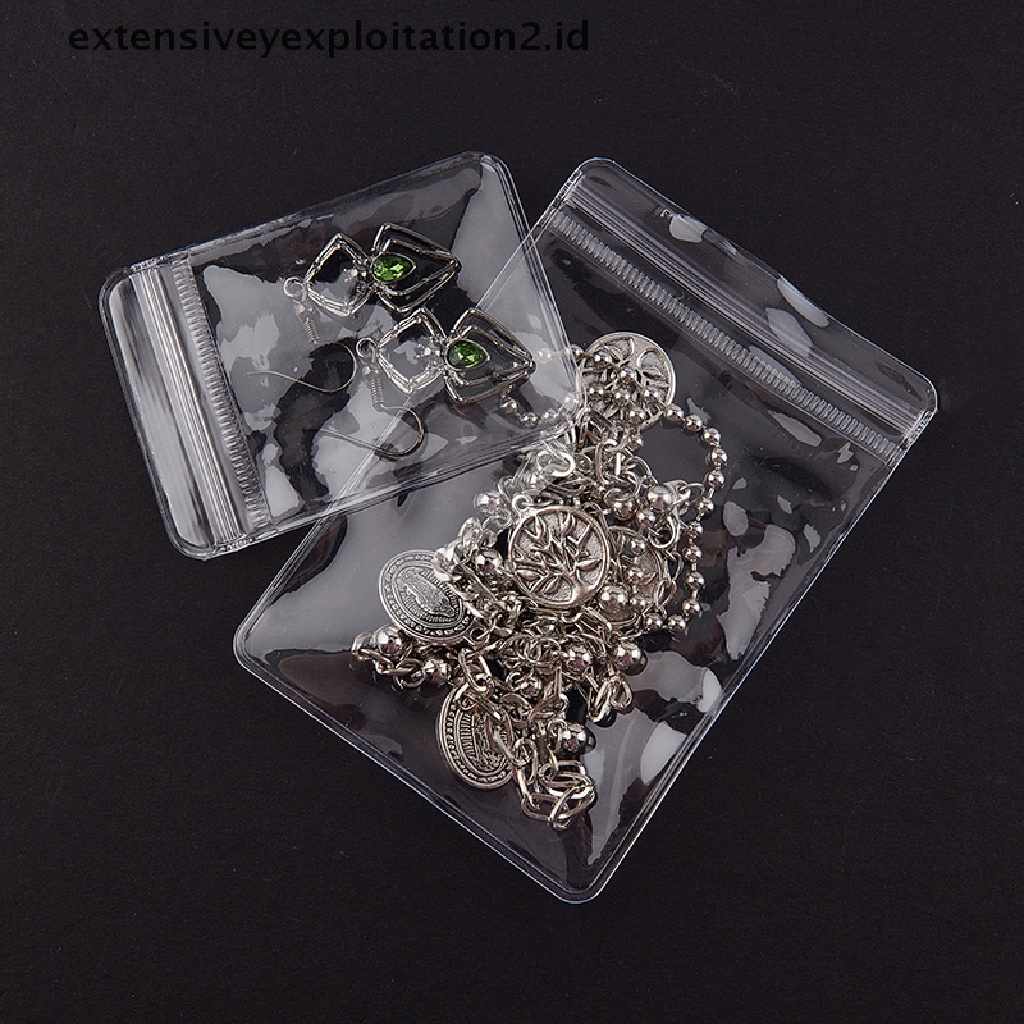 (Hotter) 20pcs/set 26kawat Transparan Plastik Ziplock Pvc Perhiasan Hadiah