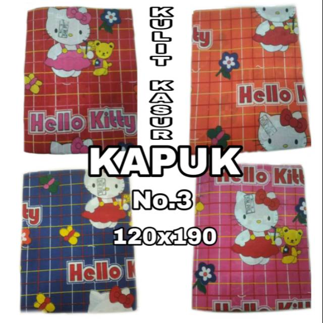 [NO.3 SINGLE]KULIT KASUR KAPUK HELLO KITTY/URUNG KASUR KAPUK 120X200