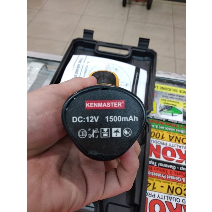 MESIN BOR BATERAI KENMASTER KM0612 - BOR CORDLESS KENMASTER - CHARGER