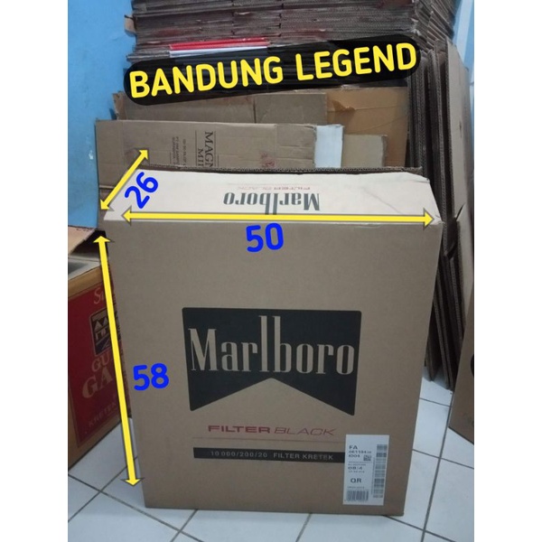 kardus bekas rokok dus packing kardus besar dus tebal double layer