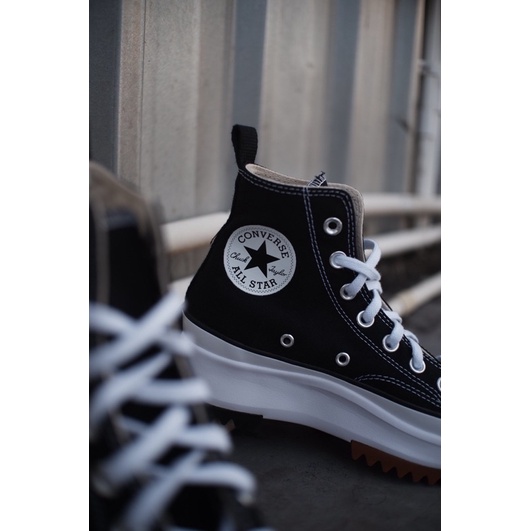 CONVERSE RUN STAR HIKE HIGH BLACK/WHITE GUM ORIGINAL 100%