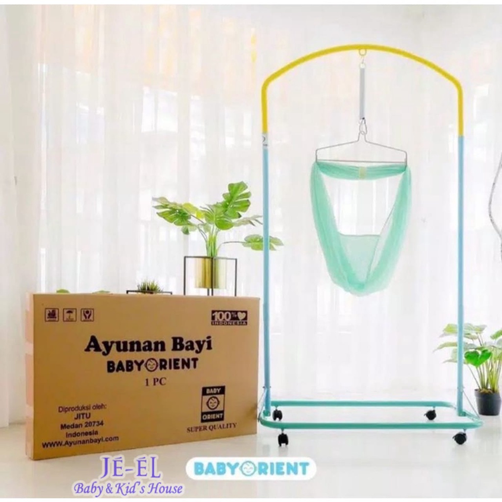 Baby Orient Tiang Ayunan Bayi Model Gawang Chrome / Warna