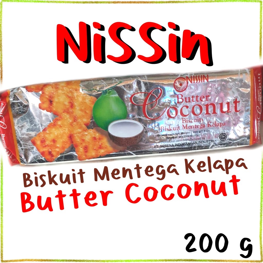 

biskuit kelapa NISSIN bisikuit mentega kelapa coconut butter