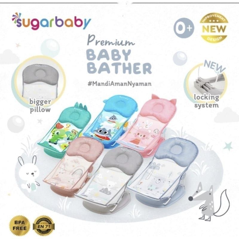 Sugar Baby Premium Deluxe Baby Bather/ Kursi mandi bayi