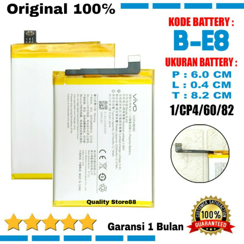 Baterai Vivo V11 V11i BE8 Original