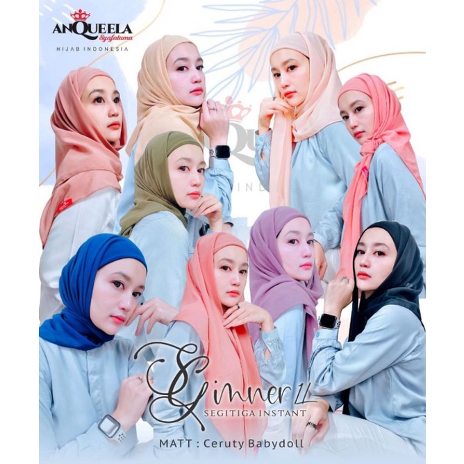 SEGITIGA INNER  1 LAYER/HIJAB INSTANT/SEGITIGA INNER BY ANQUEELA HIJAB