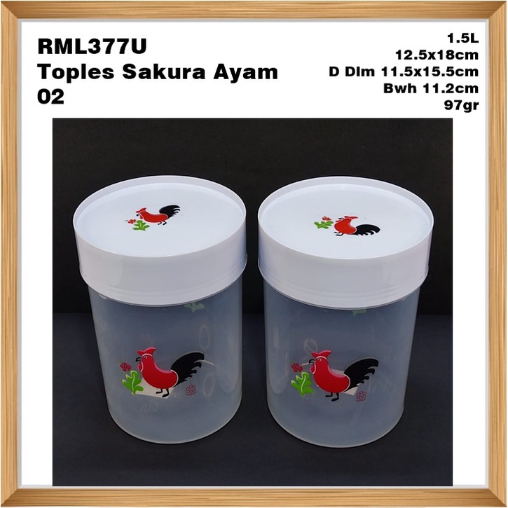 RML377U Toples Sakura Ayam Jago 1.5L