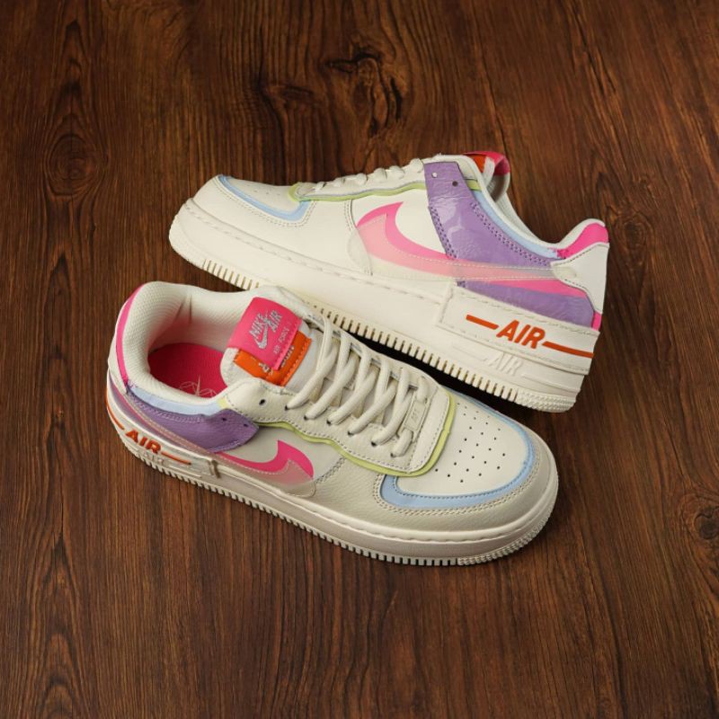 Nike Air Force 1 Shadow Pale Ivory / Digital Pink