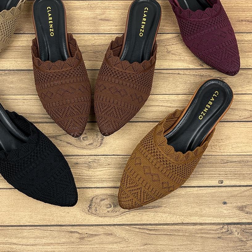 Sepatu Wanita Terbaru Upper Rajut Original - CLARENZO RZ23