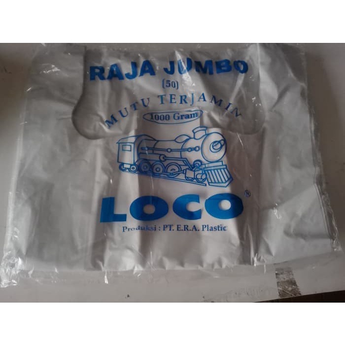 LJ-Kantong Plastik LOCO Ukuran 50 - PUTIH