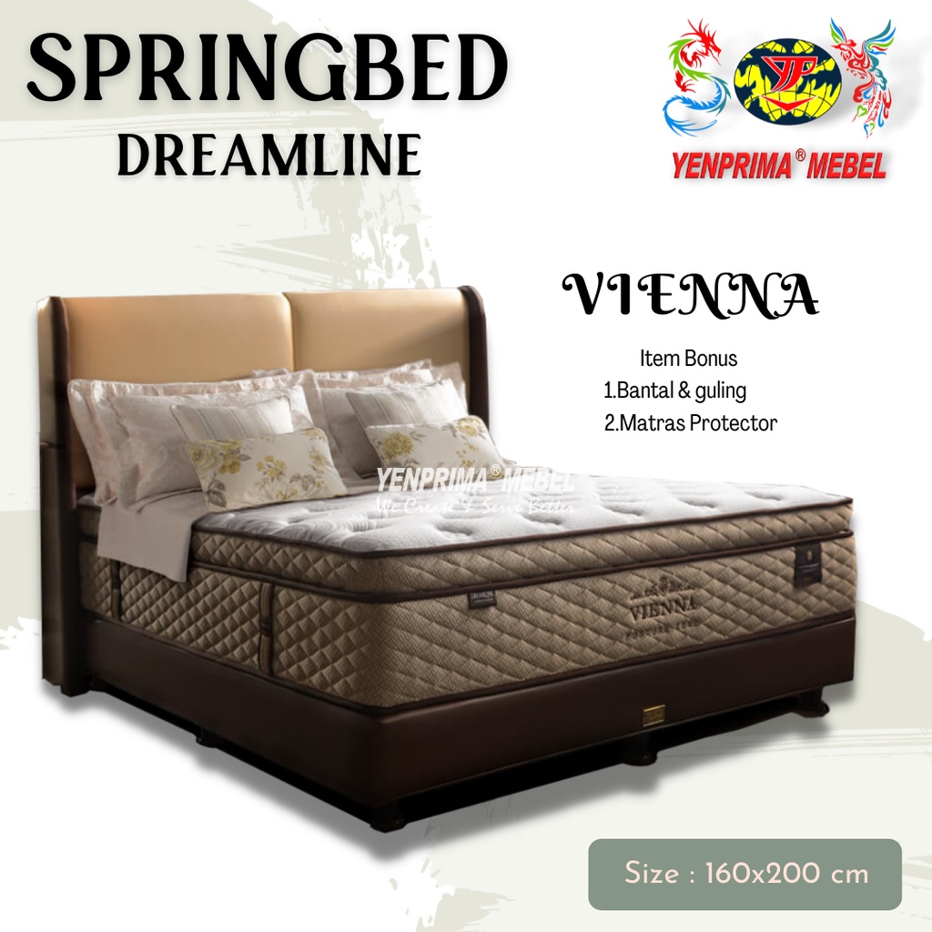 [YENPRIMA] Springbed Set Dreamline Vienna 160 x 200